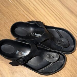 Birkenstock Black Slip-On Sandals